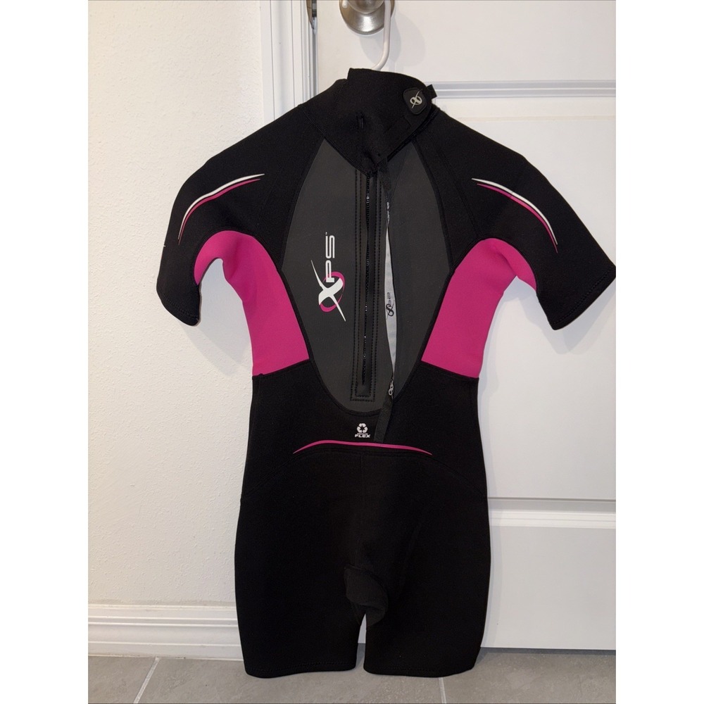 XPS‎ Women's Wetsuit Quite Flex Size Medium Black And Pink